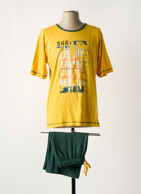 Pyjama jaune MASSANA pour homme