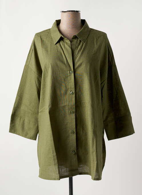 Tunique manches longues vert TRIUMPH pour femme