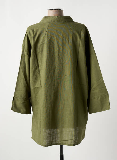 Tunique manches longues vert TRIUMPH pour femme