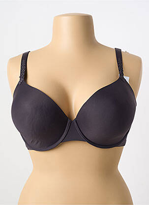 Soutien-gorge broderie haut soutien-gorge moulé noir SIMONE PERELE femme