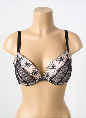 Soutien-gorge tissage dentelle haut soutien-gorge moulé noir PASSIONATA femme
