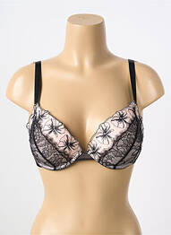 Soutien-gorge tissage dentelle haut soutien-gorge moulé noir PASSIONATA femme