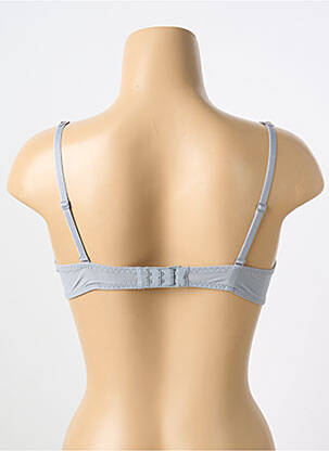 Soutien-gorge effet matière satinée haut soutien-gorge avec mousse de rembourrage amovible gris SIMONE PERELE femme