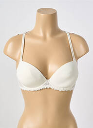 Soutien-gorge légère et transparente haut soutien-gorge avec mousse de rembourrage amovible blanc SIMONE PERELE femme