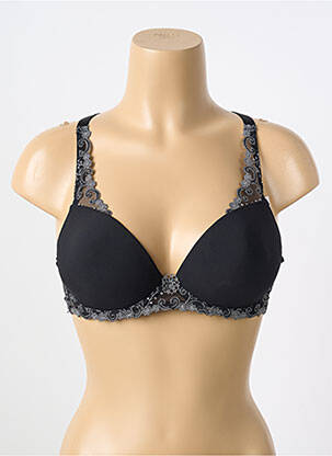 Soutien-gorge avec armature haut soutien-gorge avec mousse de rembourrage amovible noir SIMONE PERELE femme