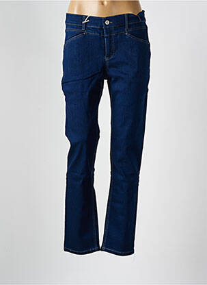 Jeans coupe droite stretch taille normale bleu ANNA MONTANA femme