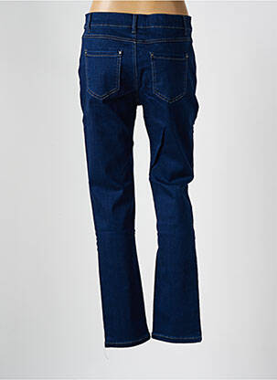 Jeans coupe droite stretch taille normale bleu ANNA MONTANA femme