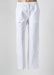 Pantalon droit tissage crêpe taille normale blanc AMARO femme