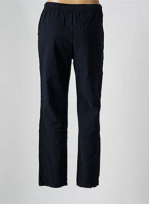 Pantalon droit tissage crêpe taille normale noir AMARO femme