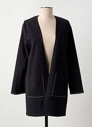 Gilet manches longues coupe cintrée noir MERI & ESCA femme