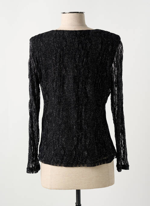 Top stretch manches longues noir GUY DUBOUIS femme