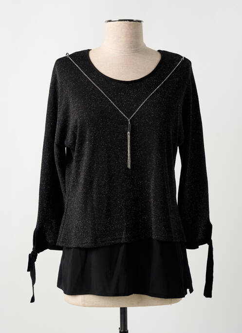 Top noir GUY DUBOUIS pour femme