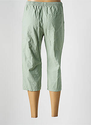 Pantacourt coupe droite taille normale vert AMARO femme