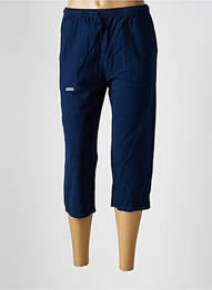 Pantacourt coupe droite taille normale bleu fonce AMARO femme