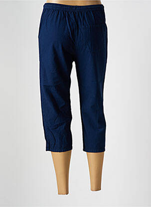 Pantacourt coupe droite taille normale bleu fonce AMARO femme