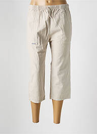 Pantacourt coupe droite taille normale beige AMARO femme