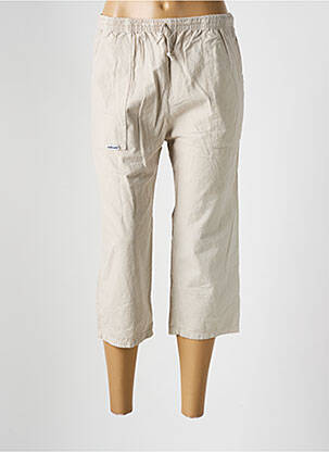 Pantacourt coupe droite taille normale beige AMARO femme