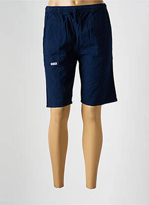 Bermuda taille élastique taille normale bleu fonce AMARO femme