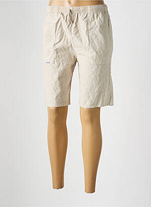 Bermuda taille élastique taille normale beige AMARO femme