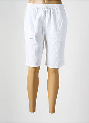 Bermuda taille élastique taille normale blanc AMARO femme