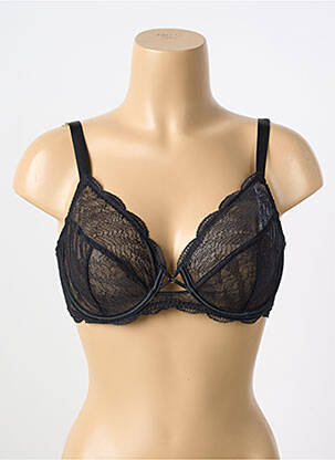 Soutien-gorge tissage tulle haut soutien-gorge emboitant noir SIMONE PERELE femme