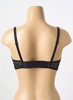 Soutien-gorge effet matière satinée haut soutien-gorge emboitant noir IMPLICITE femme