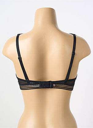 Soutien-gorge effet matière satinée haut soutien-gorge emboitant noir SIMONE PERELE femme