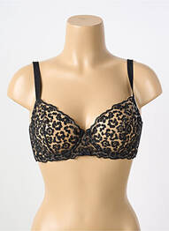 Soutien-gorge tissage tulle haut soutien-gorge emboitant noir SIMONE PERELE femme