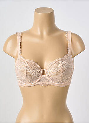 Soutien-gorge légère et transparente haut soutien-gorge emboitant rose SIMONE PERELE femme