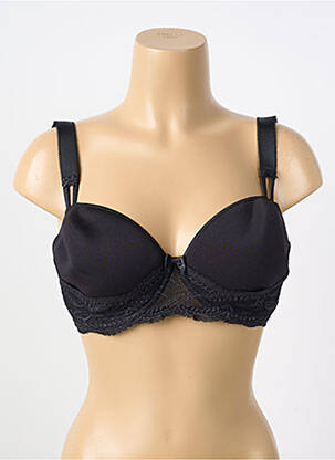 Soutien-gorge broderie haut soutien-gorge moulé noir SIMONE PERELE femme