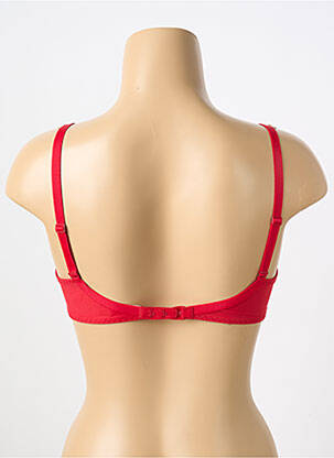 Soutien-gorge effet matière satinée haut soutien-gorge emboitant rouge SIMONE PERELE femme