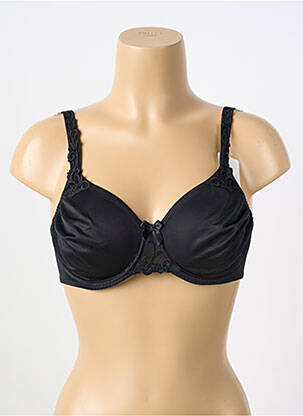 Soutien-gorge effet matière satinée haut soutien-gorge emboitant noir SIMONE PERELE femme