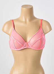 Soutien-gorge légère et transparente haut soutien-gorge emboitant rose IMPLICITE femme