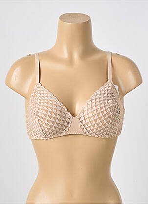 Soutien-gorge sans armature haut soutien-gorge emboitant beige SIMONE PERELE femme