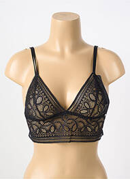 Soutien-gorge sans armature sans armature noir IMPLICITE femme