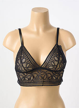 Soutien-gorge sans armature sans armature noir IMPLICITE femme