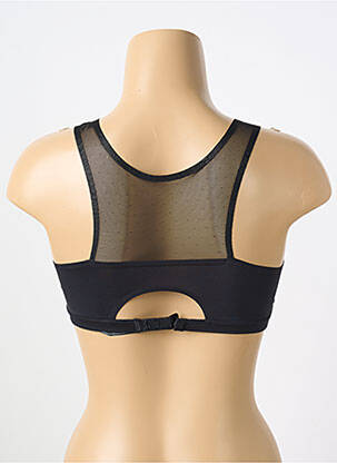 Soutien-gorge effet matière satinée brassieres noir IMPLICITE femme