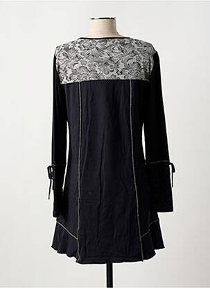 Robe courte manches longues manches longues noir MERI & ESCA femme