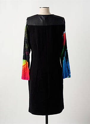 Robe mi-longue manches longues manches longues noir MERI & ESCA femme