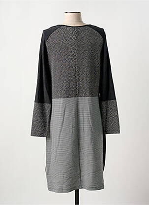 Robe mi-longue manches longues manches longues gris FRANCE RIVOIRE femme