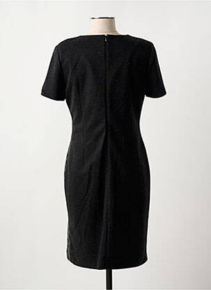 Robe mi-longue manches courtes manches courtes gris GUY DUBOUIS femme