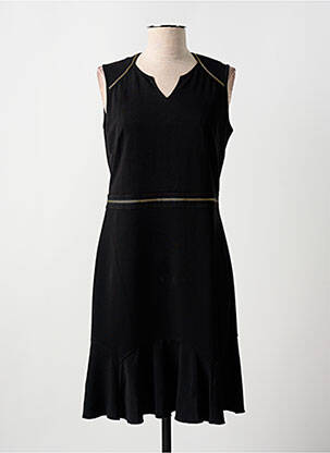 Robe mi-longue sans manche sans manche noir MERI & ESCA femme