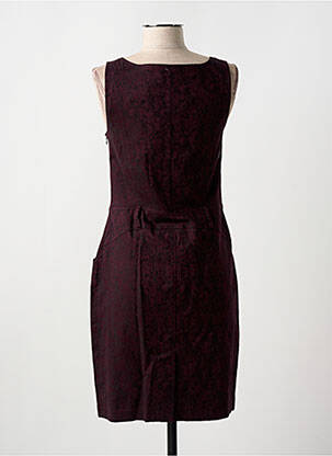 Robe mi-longue imprimé fantaisie sans manche rouge MERI & ESCA femme