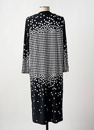 Robe mi-longue coupe fluide manches longues noir MADO ET LES AUTRES femme