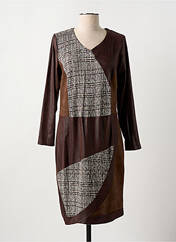 Robe mi-longue marron MERI & ESCA pour femme seconde vue