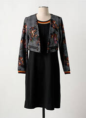 Robe mi-longue noir GUY DUBOUIS pour femme seconde vue