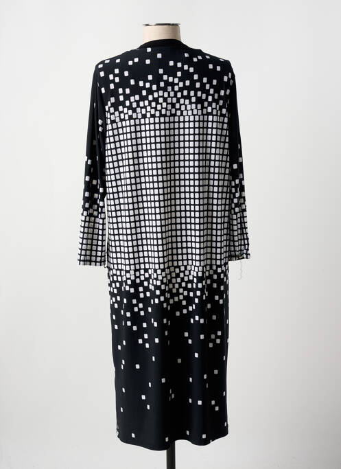 Robe mi-longue coupe fluide manches longues noir MADO ET LES AUTRES femme