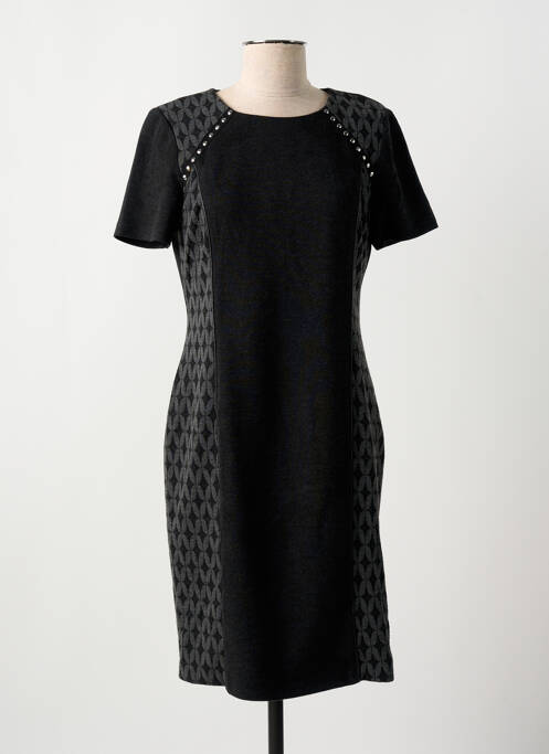 Robe mi-longue gris GUY DUBOUIS pour femme