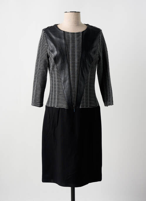 Robe mi-longue gris MERI & ESCA pour femme