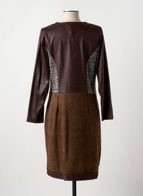 Robe mi-longue marron MERI & ESCA pour femme